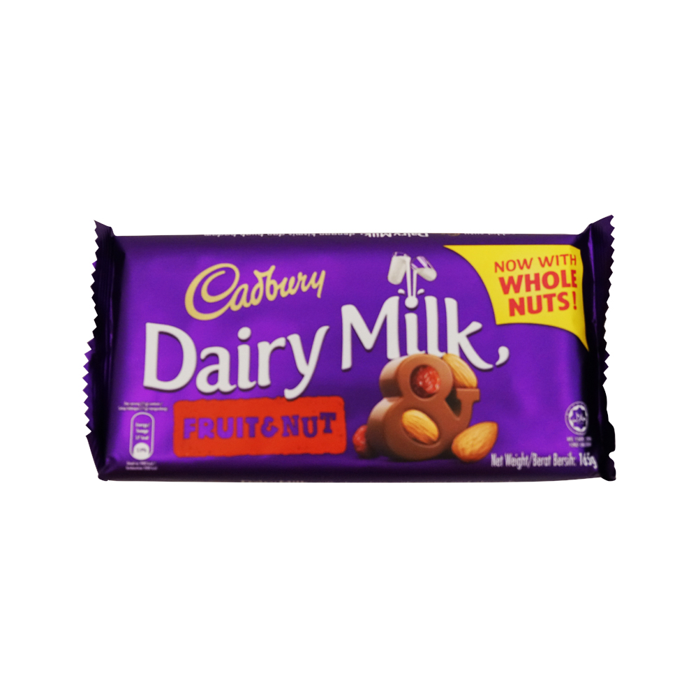 Cadbury Chocolate Fruit&Nut Dairy Milk 165Gr