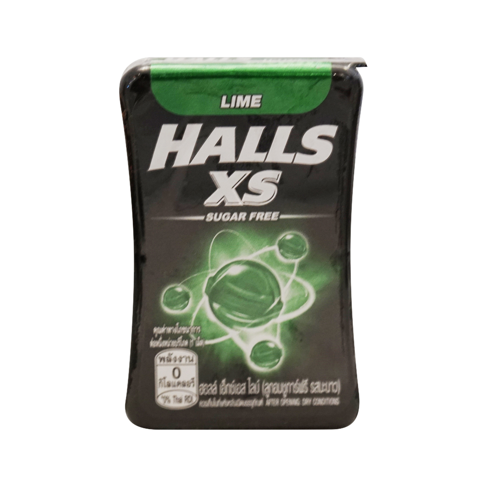 Halls XS Candy Lime 15G