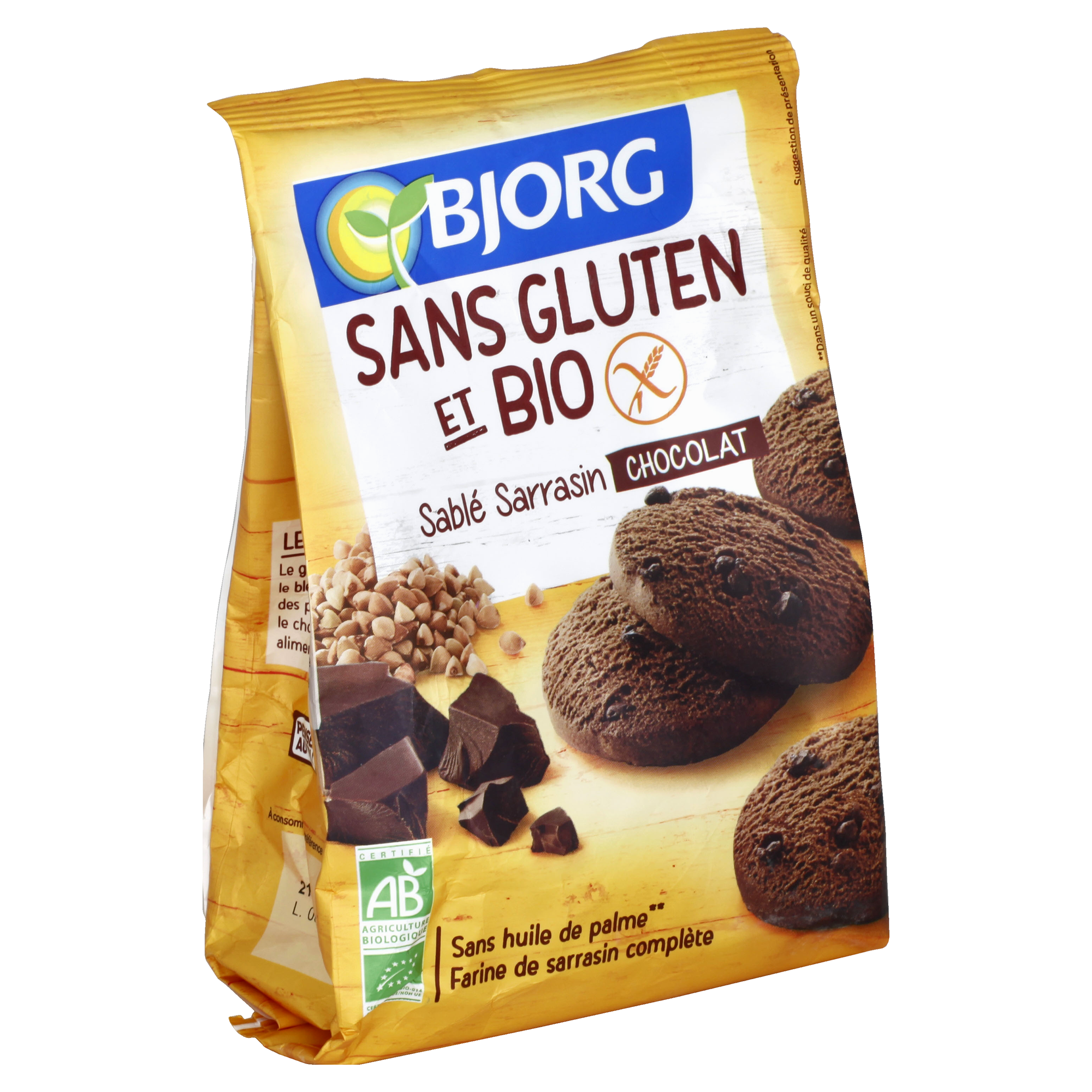 Bjorg Organic Biscuit Buckwheat Chocolate (250g)