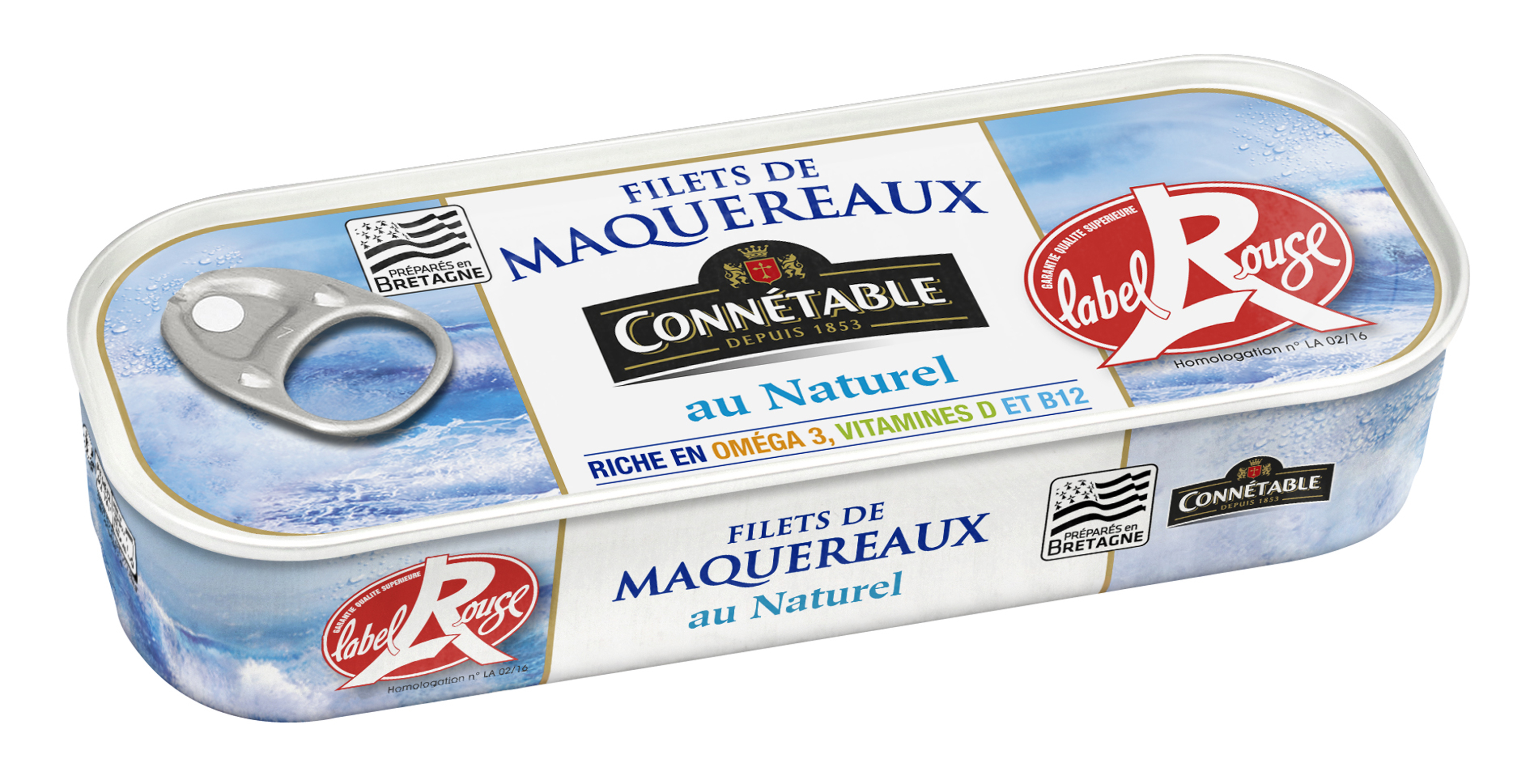 Connetable Natural Mackerel Fillets 176g