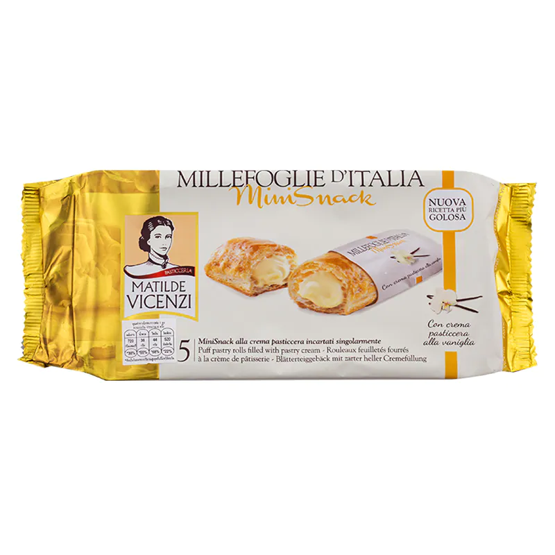 Vicenzi Puff Pastry With Pastry Cream(125g)