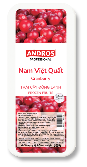 Andros Cranberry (500g)