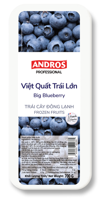 Andros Big Blueberry (700g)