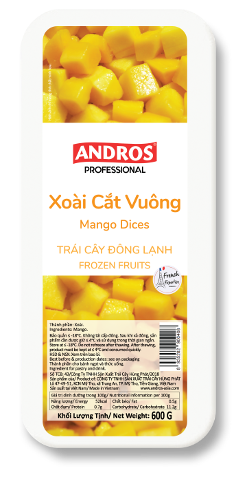 Andros Mango Dices (600g)