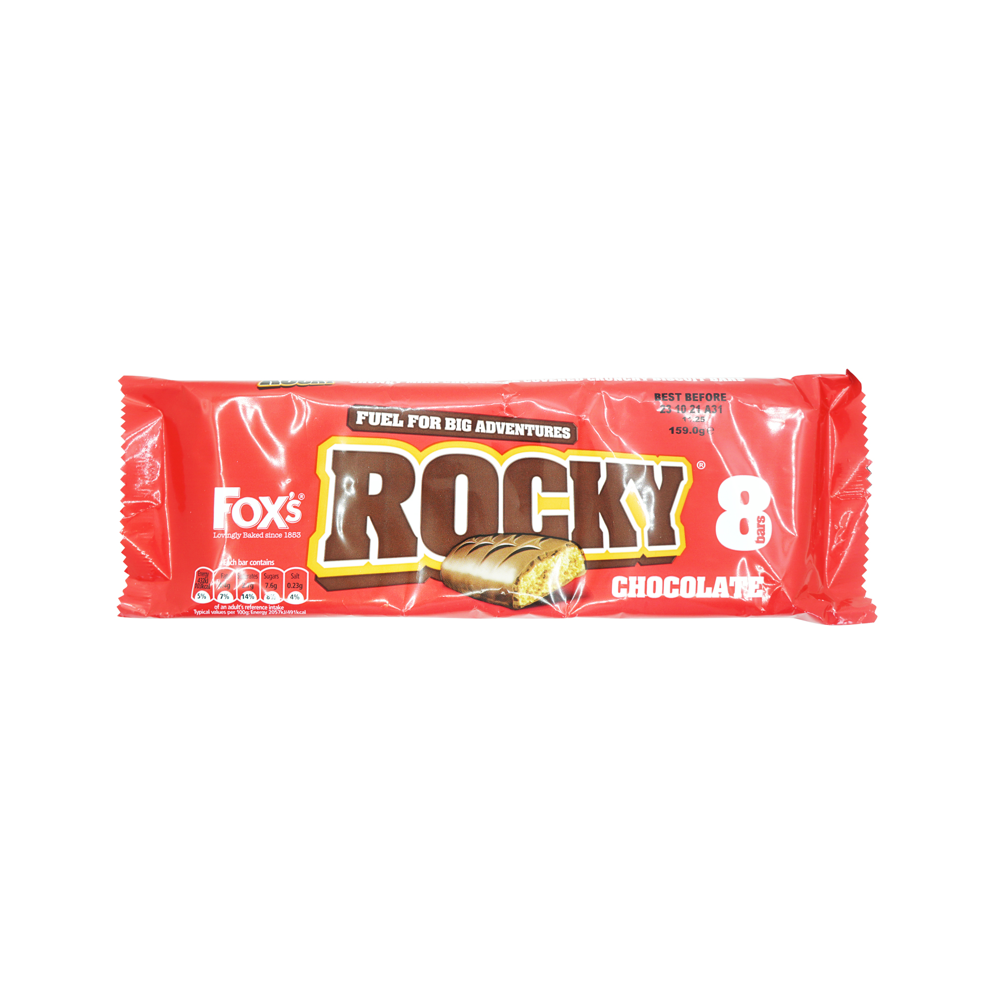 Fox's Rocky Chocolate 8 Bars 159g