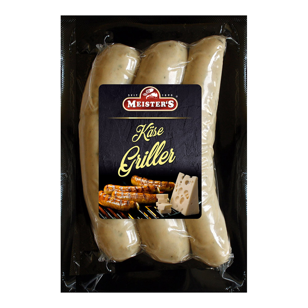 Meister's BBQ Sausage with Cheese, 3x100g