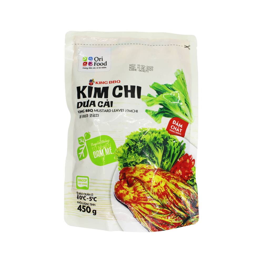 KING BBQ - Kimchi Mustard Leaves (450g)