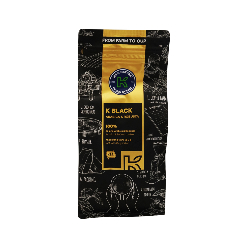 K-Black Ground Coffee (454g)