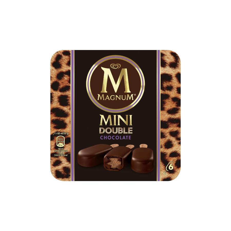 Magnum Mini Double Chocolate Ice Cream (6x50g)