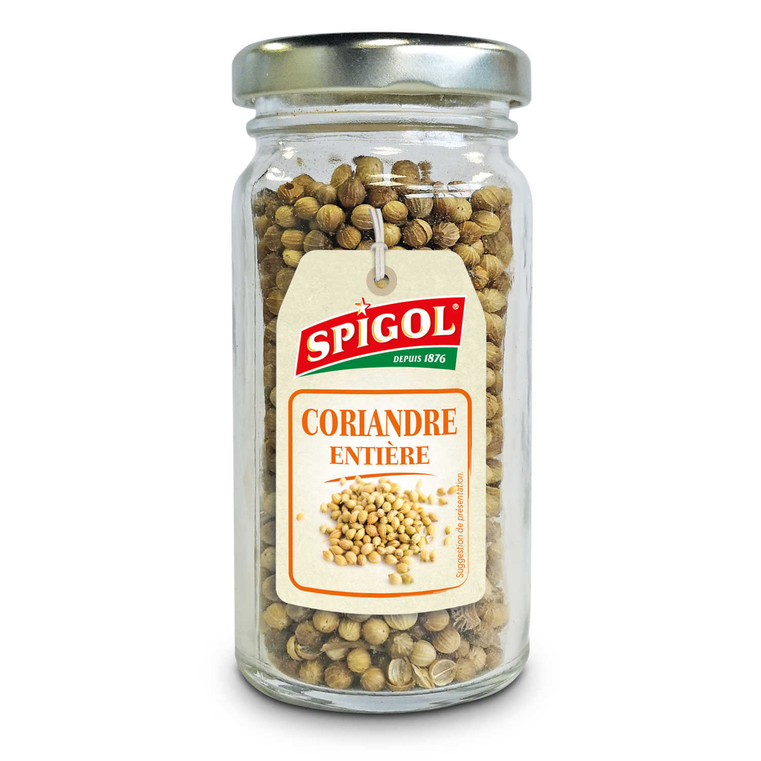 Spigol Coriander Seeds, Glass Jar (20g)