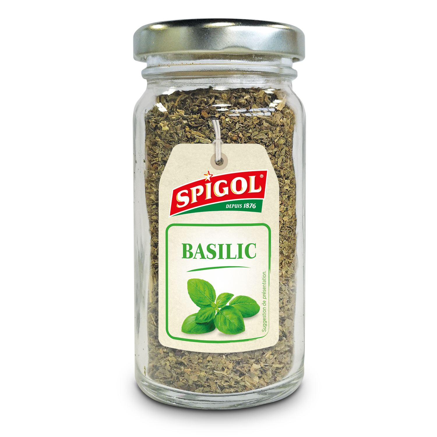 Spigol Basil, Glass Jar 15g