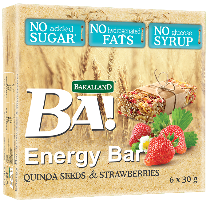 Bakalland Energery quinoa&strawberries  180g 