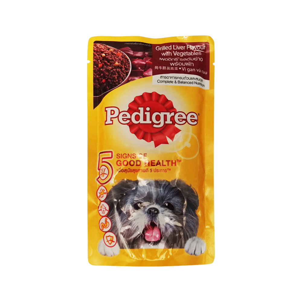 Pedigree Pouch  Grilled Liver&Vegetable(130g)