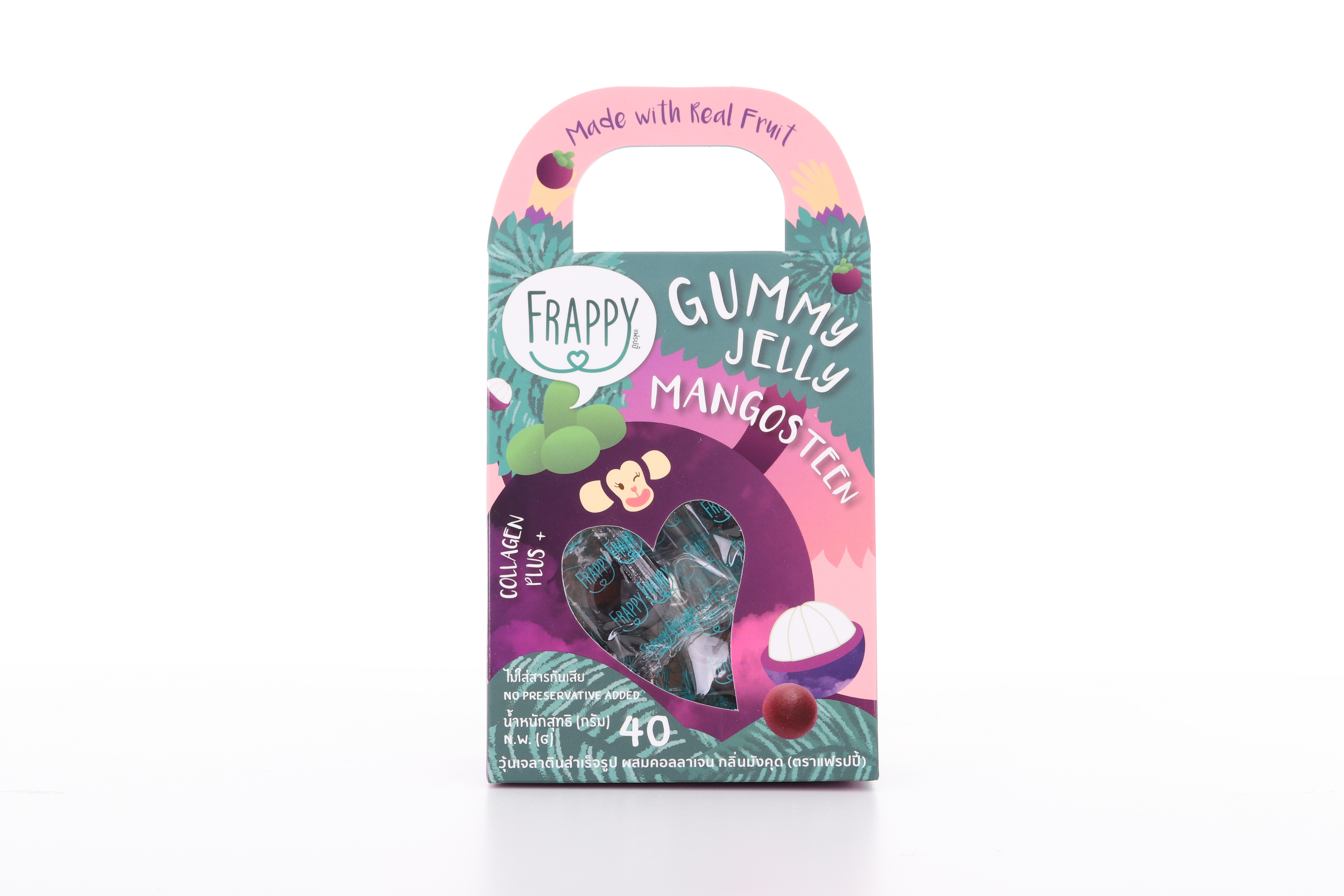 Frappy Mangosteen Gummy Jelly40g