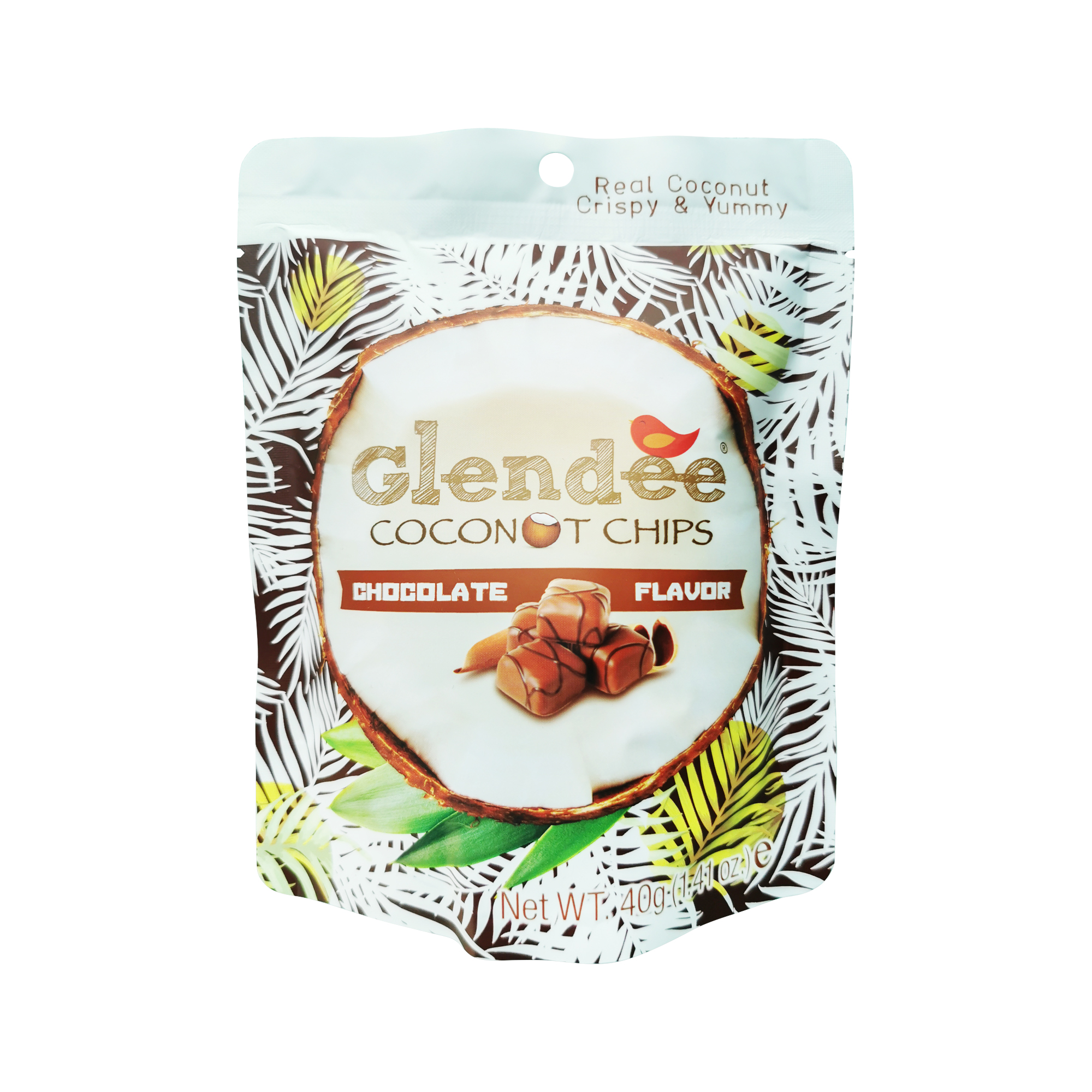 Glendee Coconut Chips Chocolate 40g