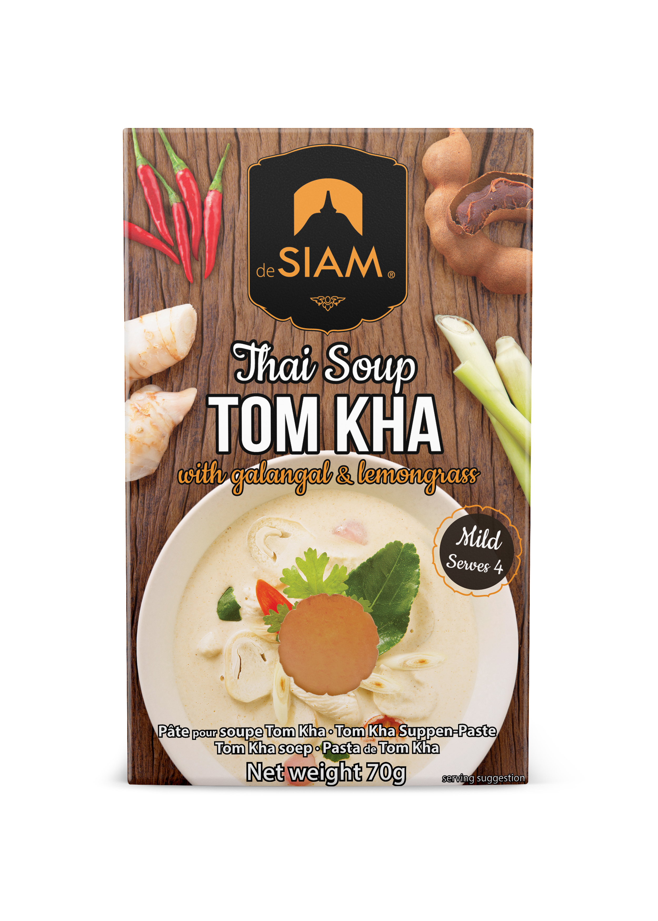 De Siam Tom Kha Soup Paste 70g