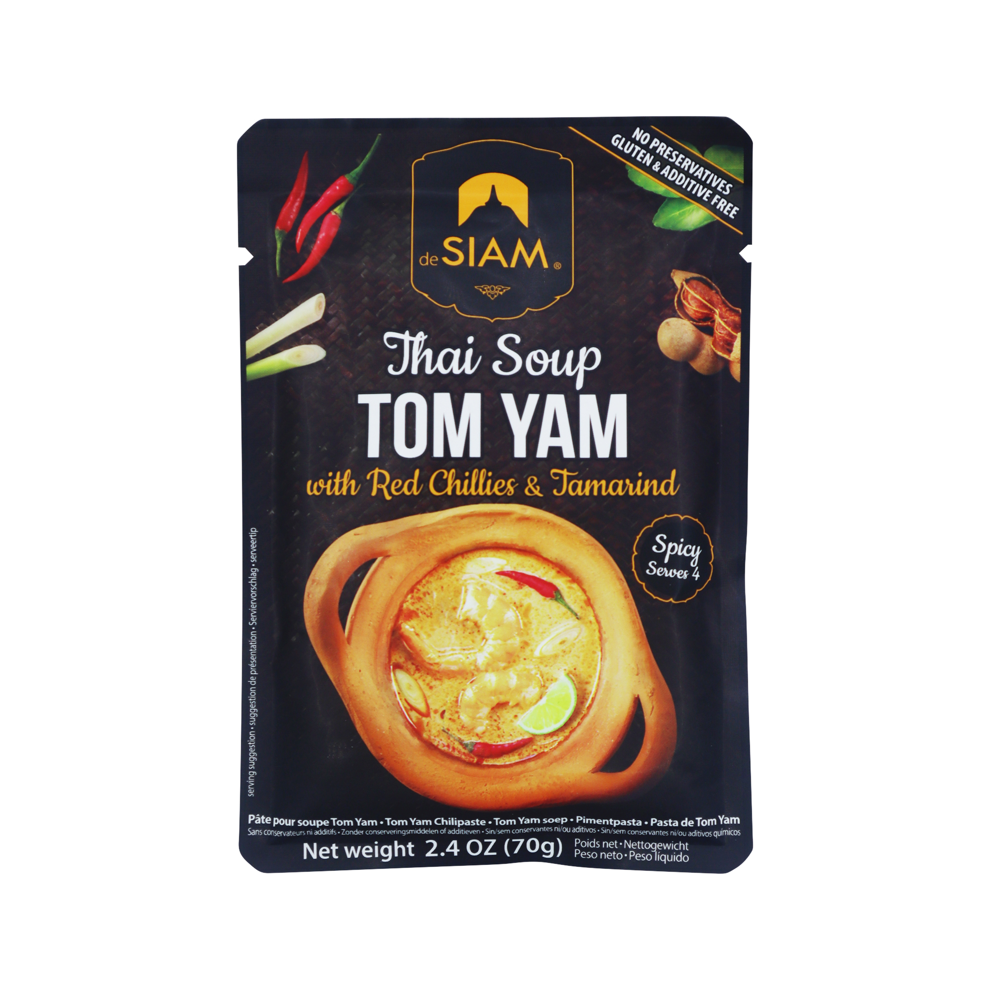 De Siam Tom Yum Soup Paste 70g