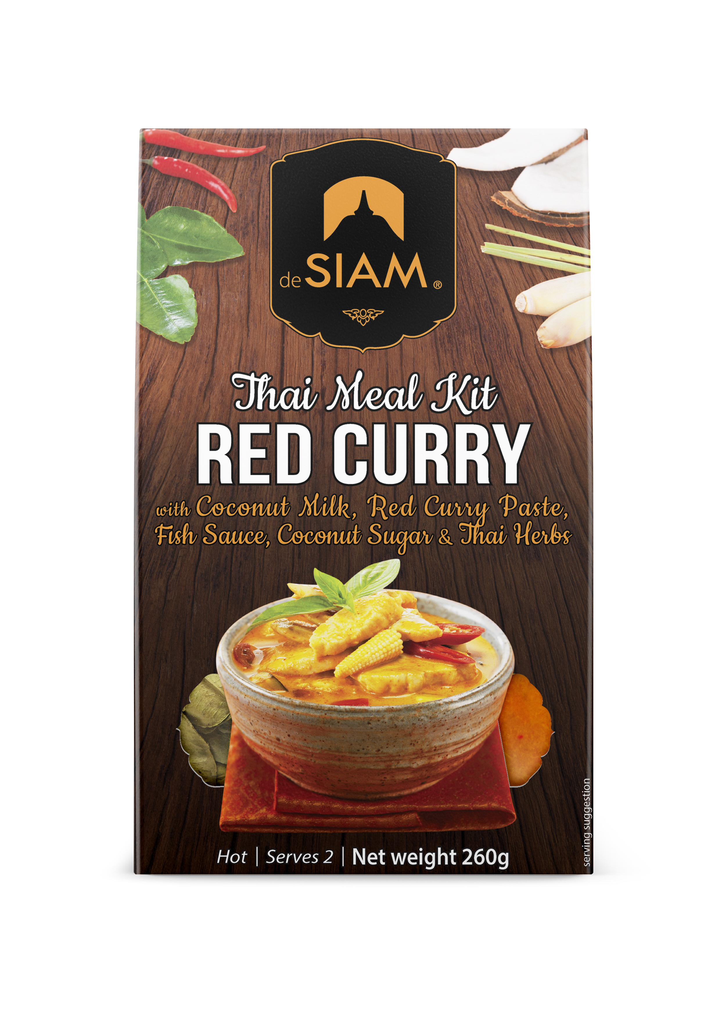 De Siam Red Curry Cooking Set 260g