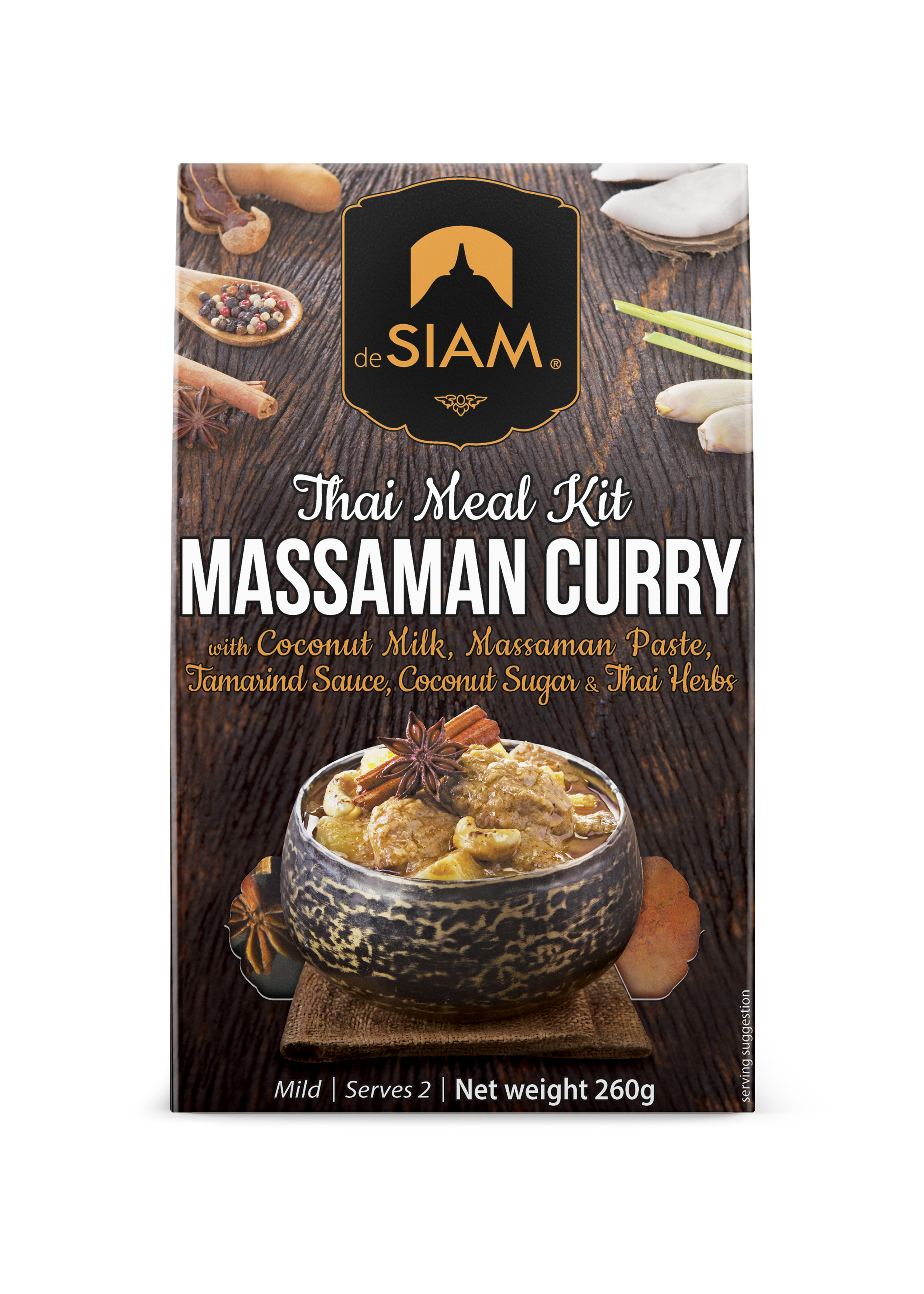 De Siam Massaman Cooking Set 260g
