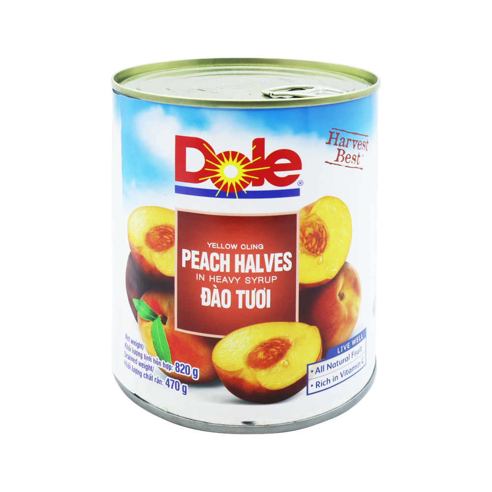 Dole Peach Halves in Syrup (820g)