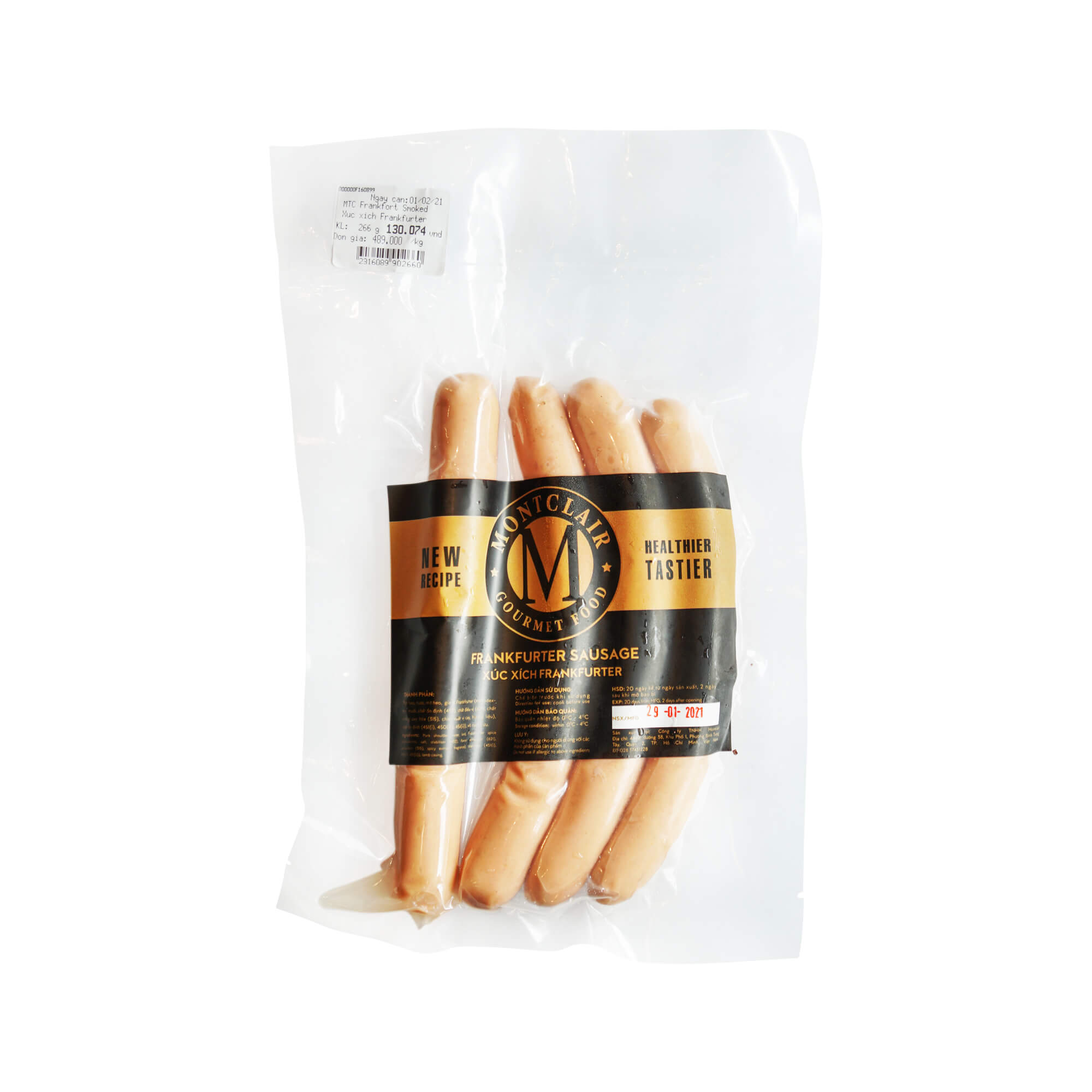 Montclair Frankfurter Smoked Sausage - pack