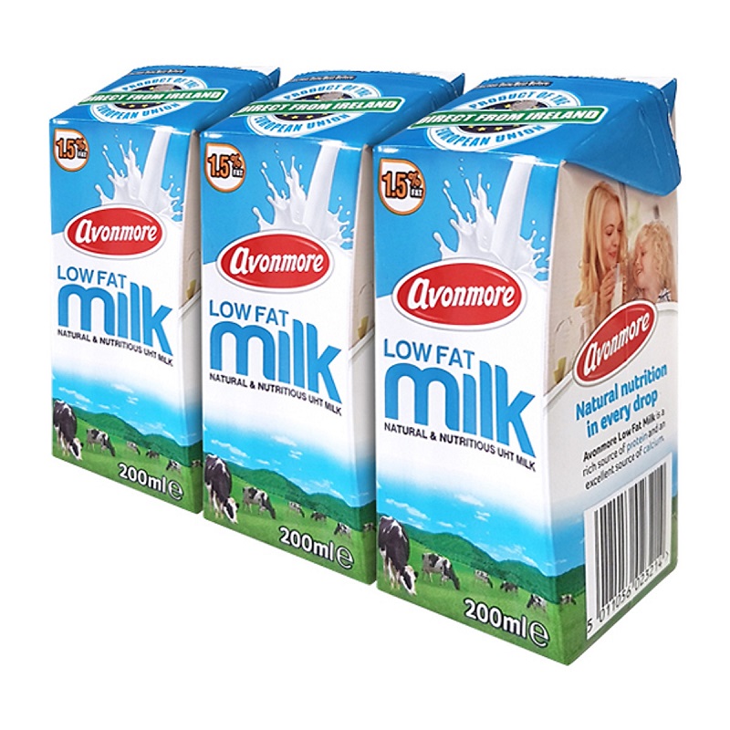 Avonmore UHT Milk Low Fat (3x200ml)