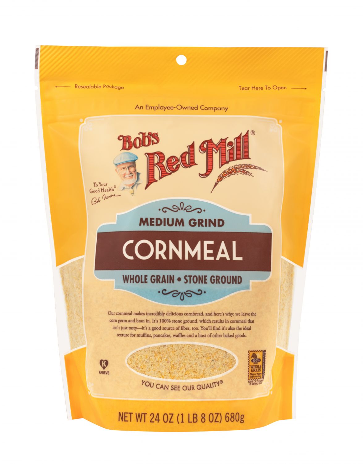 Bob's Red Mill Medium Grind Cornmeal (680g)