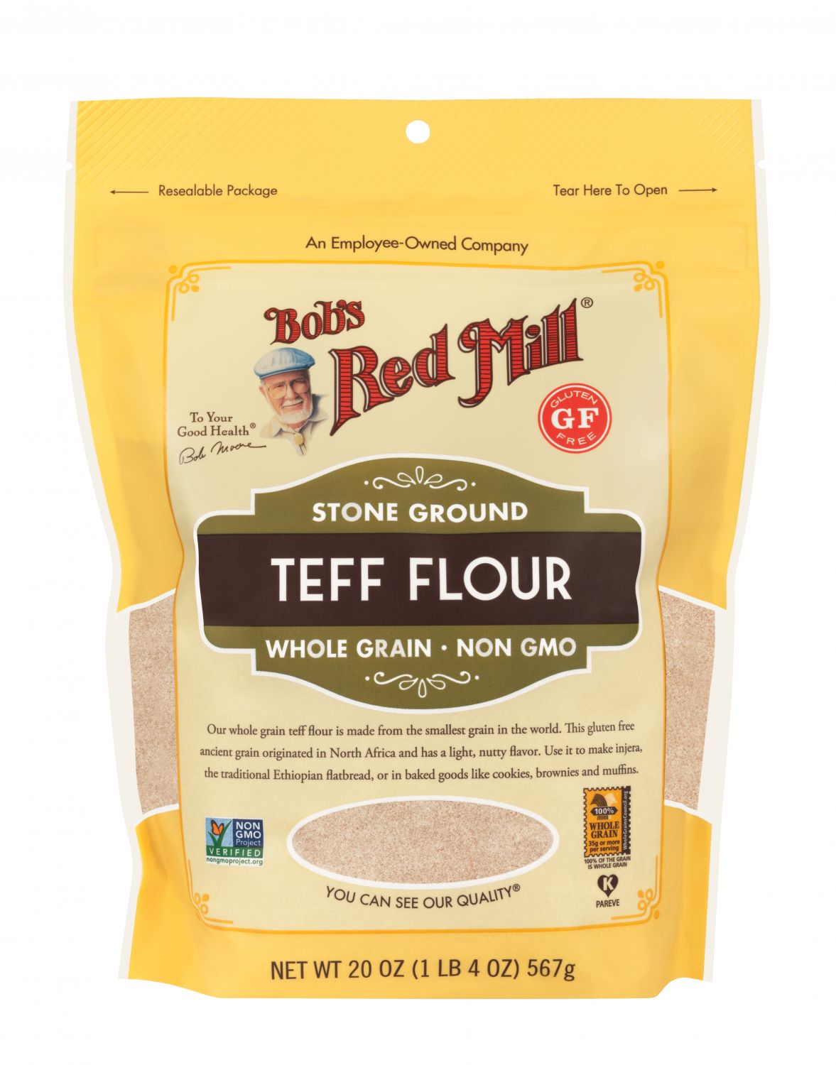 Bob's Red Mill Gluten Free Whole Grain Teff Flour (567g)