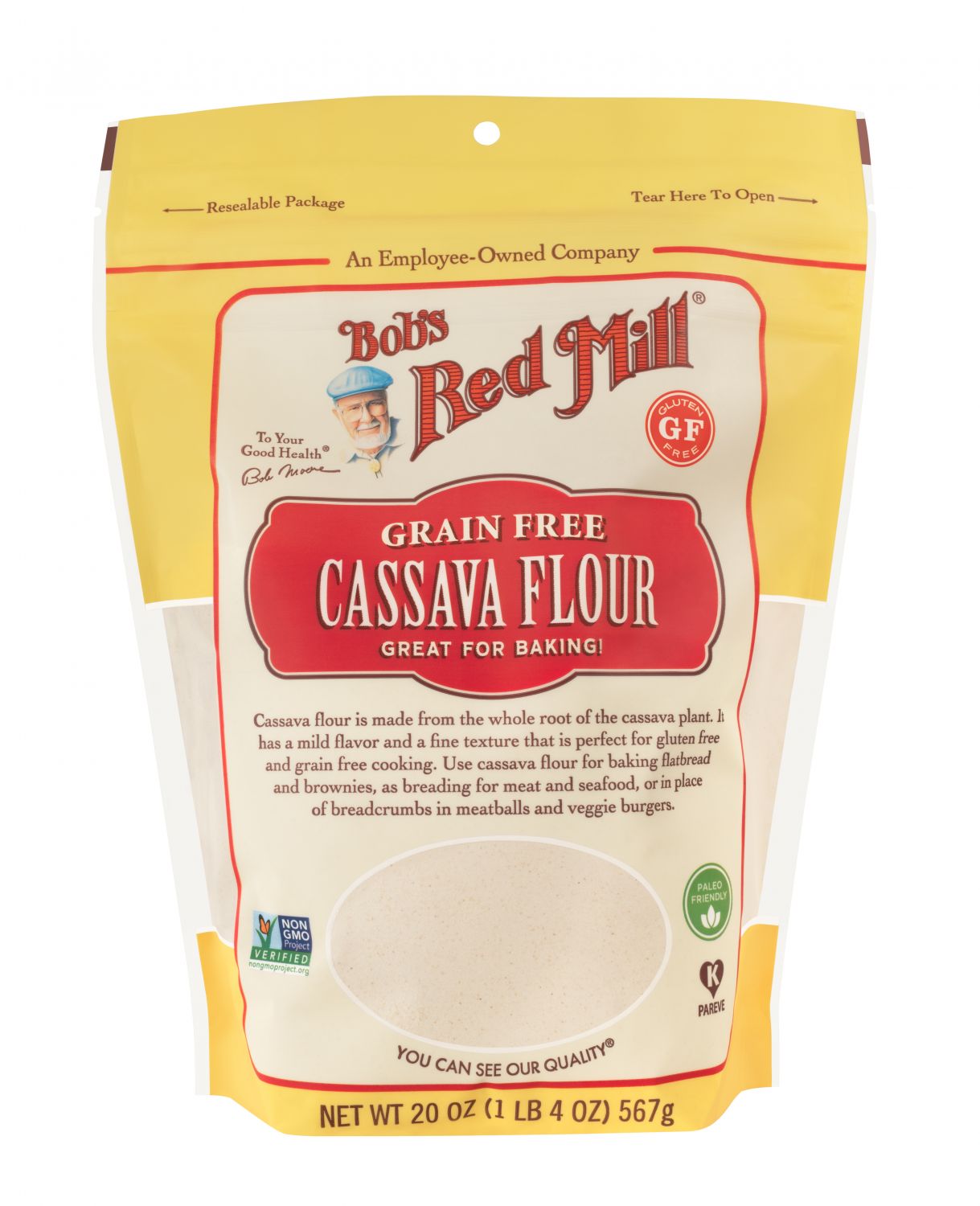 Bob's Red Mill Gluten Free Cassava Flour (567g)