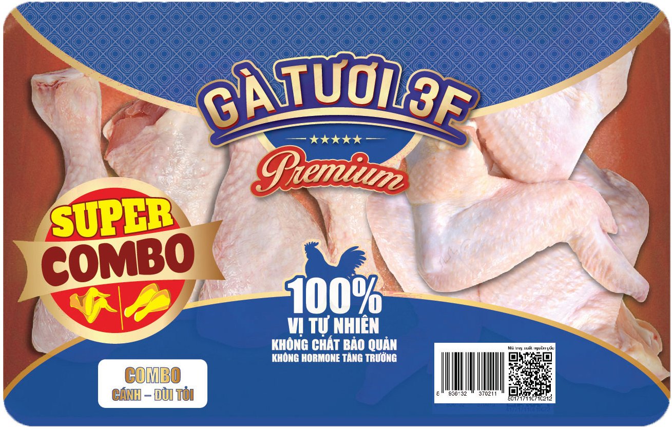 3F Combo Chicken Wings-Drumstick (500g)
