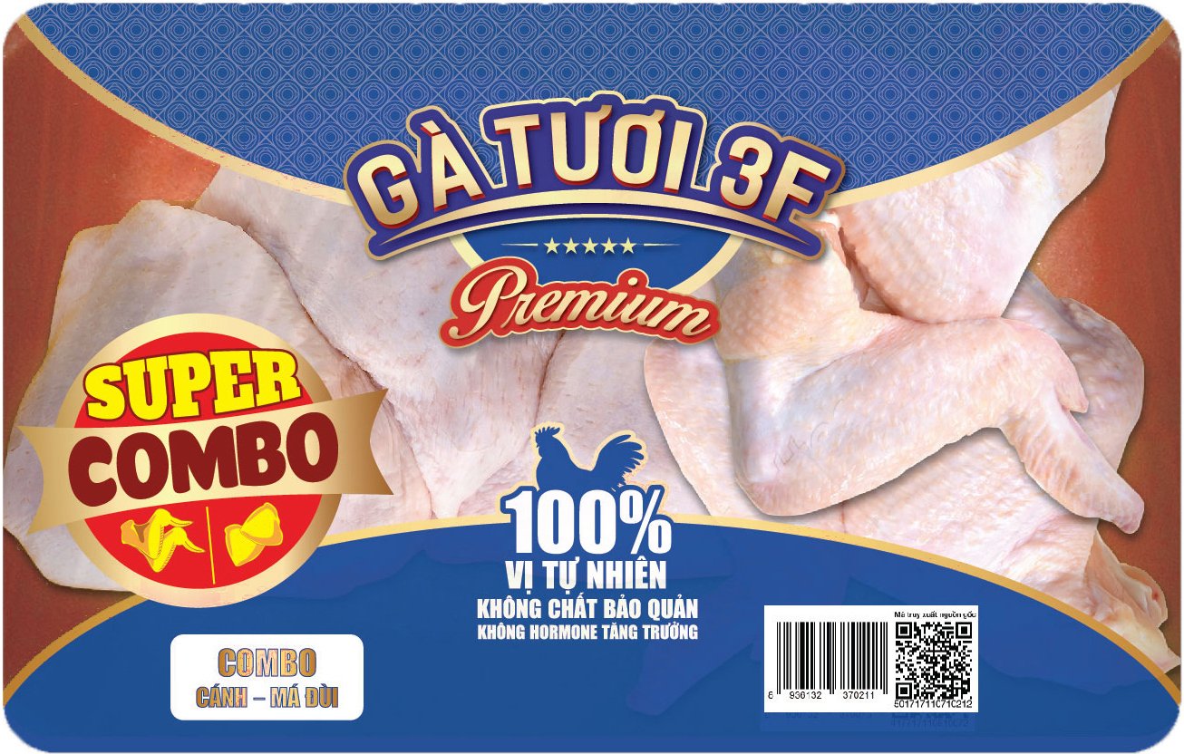 3F Combo Chicken Wings-Thigh (500g)