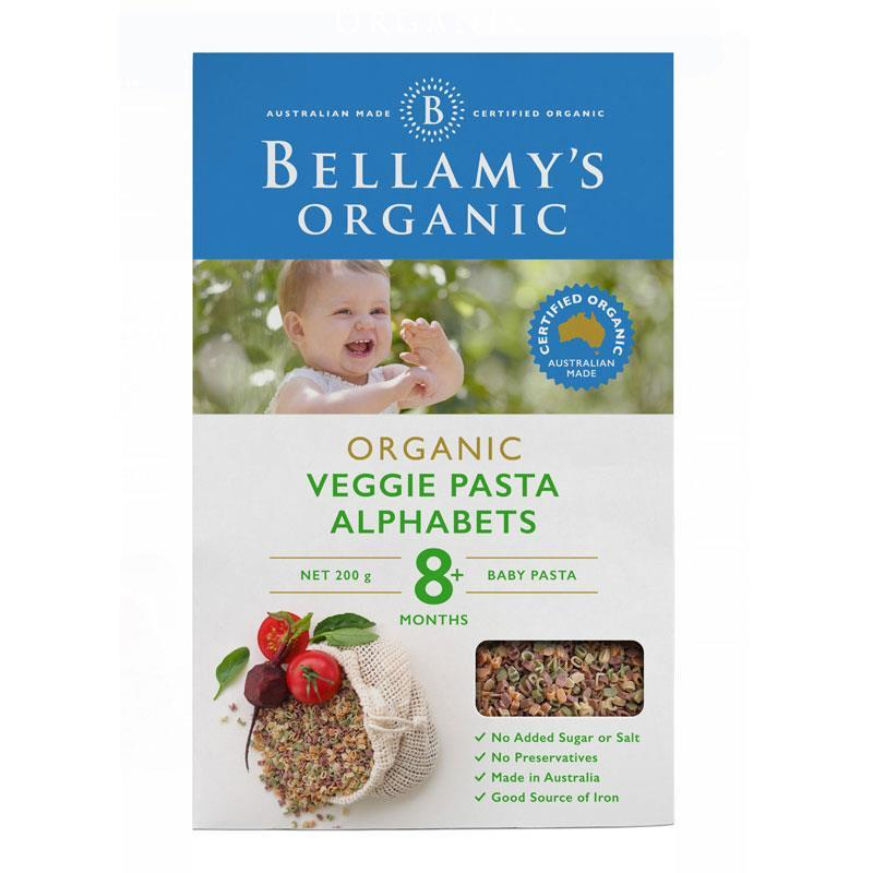Bellamy's Organic Veggie Pasta Alphabets (200g)