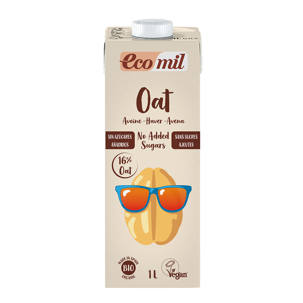 EcoMil Oat drink no added sugars Bio (1L)