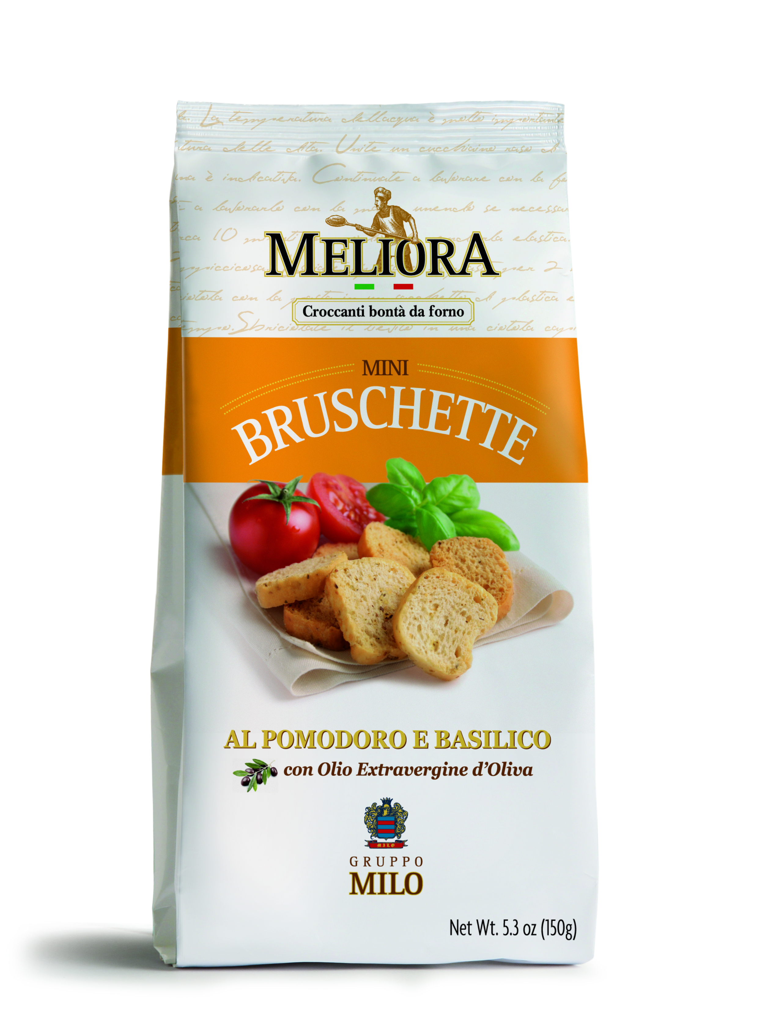 Meliora Mini Bruschette Tomato&Basil150g