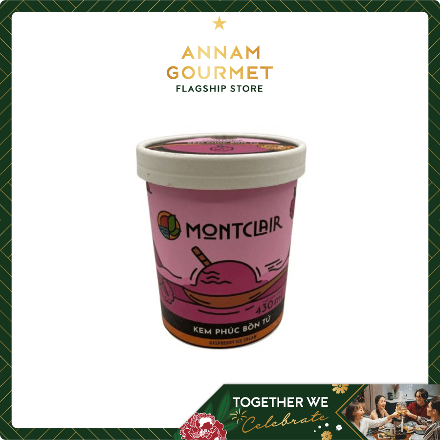 Montclair Homemade Raspberry Sorbet (430ml)
