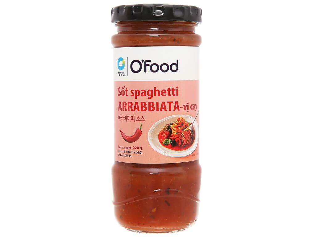 O'Food Spicy Spaghetti Arrabbiata Sauce  220g