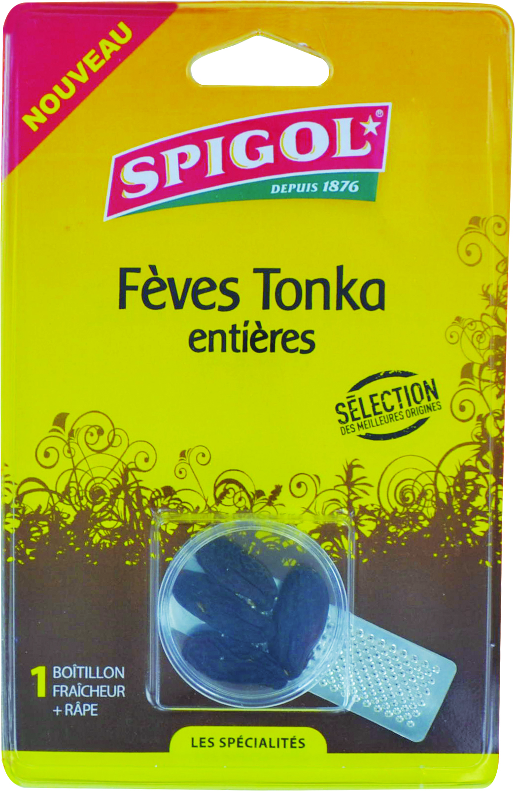 Spigol Whole Tonka Beans, Plastic Tray (4g)