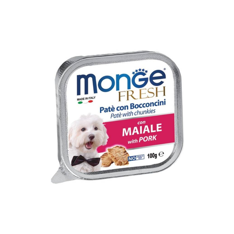 Monge Pate Pork Flavor For Dog (100g)