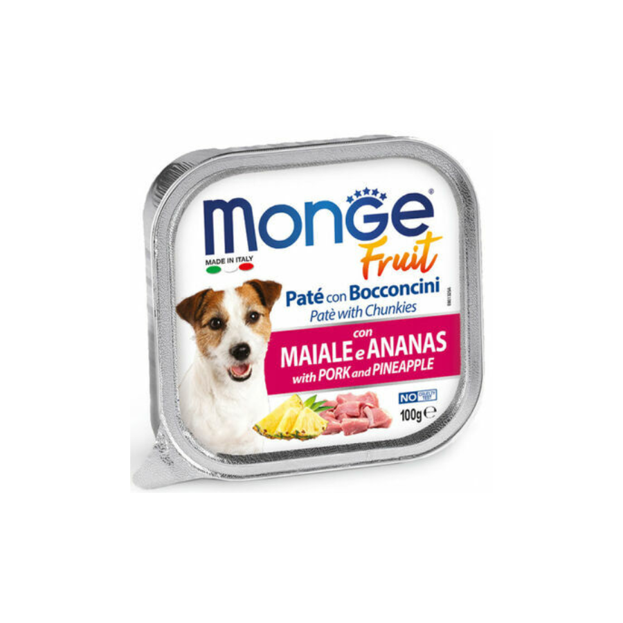 Monge Pate Pork & Pineapple For Dog (100g)
