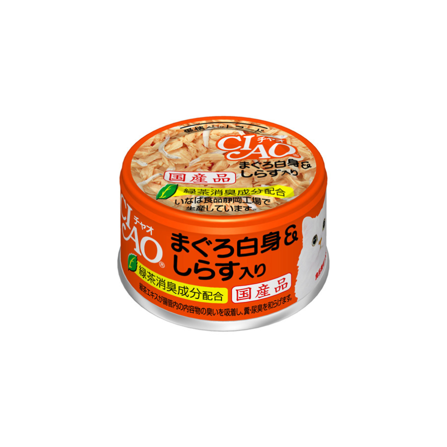 Ciao Cat Food Tuna With Shirasu In Jelly (85g)