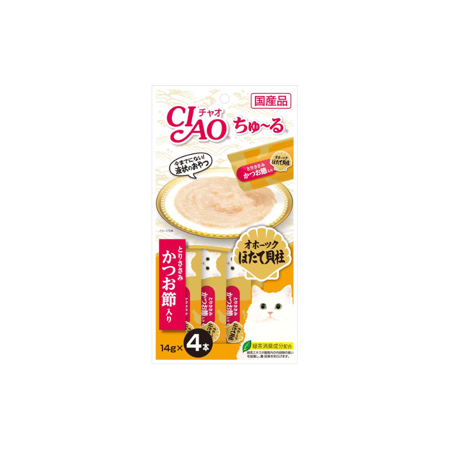 Ciao Cat Food Chicken Scallop Sliced Bonito(56g)