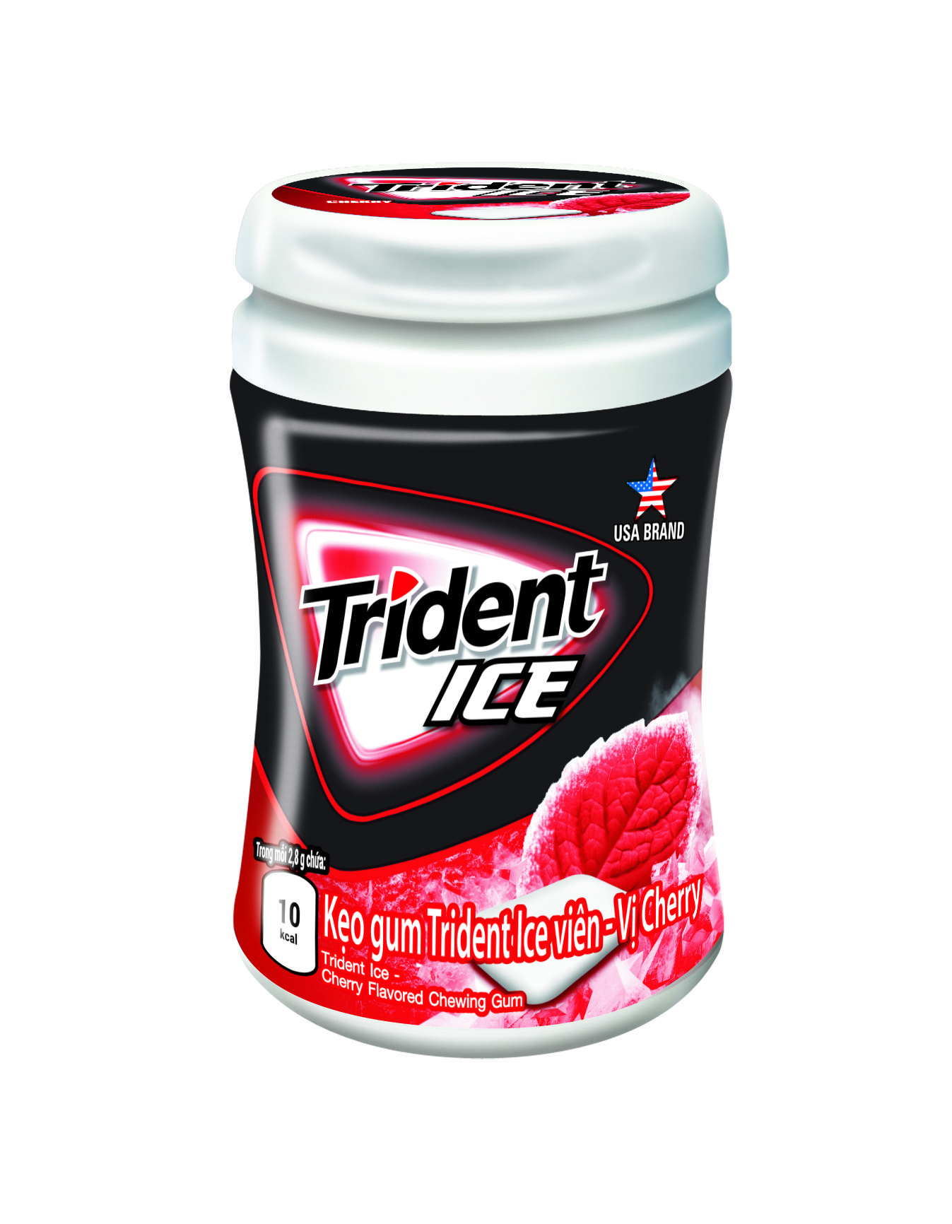 Trident Cherry Chewing Gum 40  40.5g