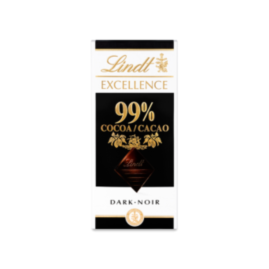 Lindt Excellence 99% Cacao Dark Noir 50g