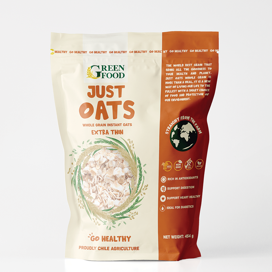 Justs Rolled Thin Instant Oat (454g)