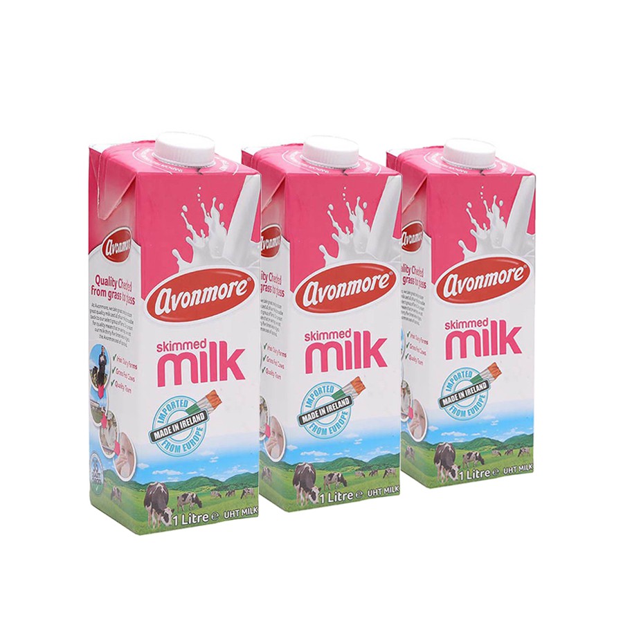 Avonmore UHT Milk Skimmed (3x200ml)