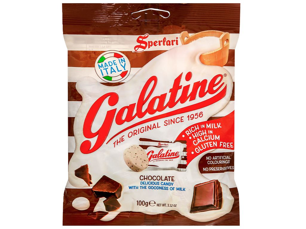 Galatine candy chocolate flavour (100g)