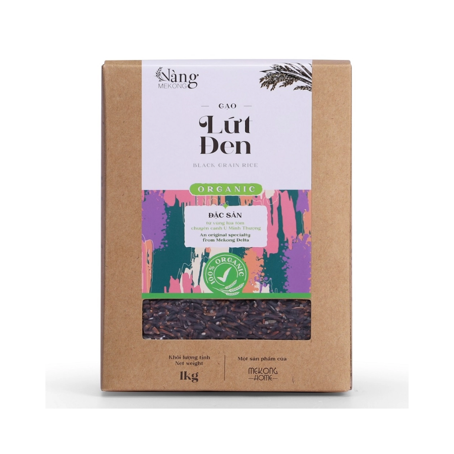 Nang Huong  Organic Black Grain Rice  1Kg