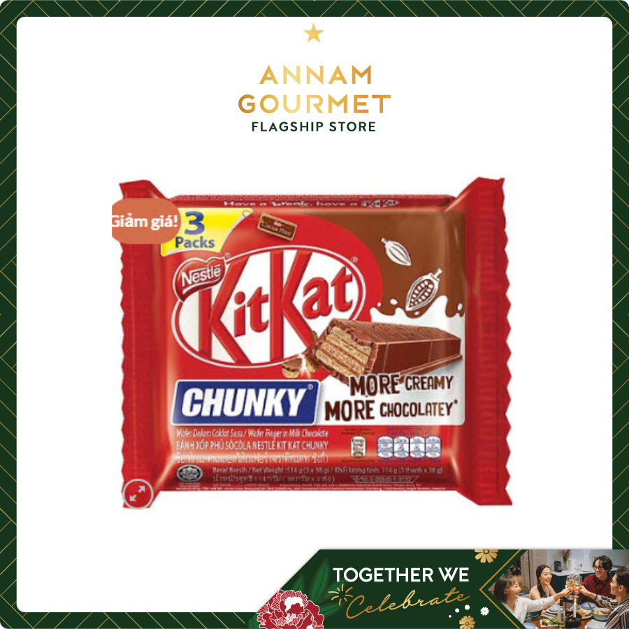 KitKat Chunky Pack 3 Tet 2021 (114g)