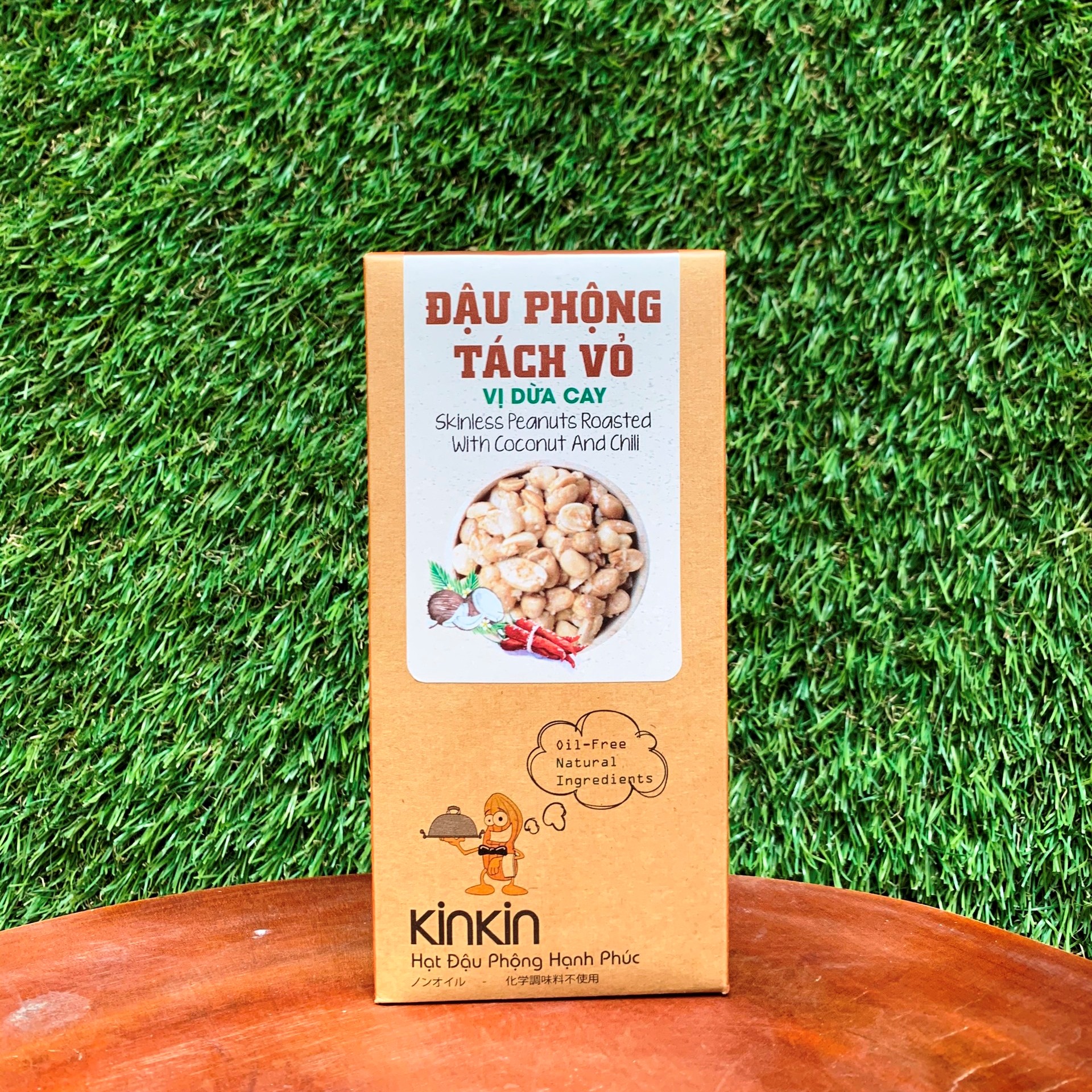 Nam Xanh Skinless Peanut W/Coco&Chilli 70g 