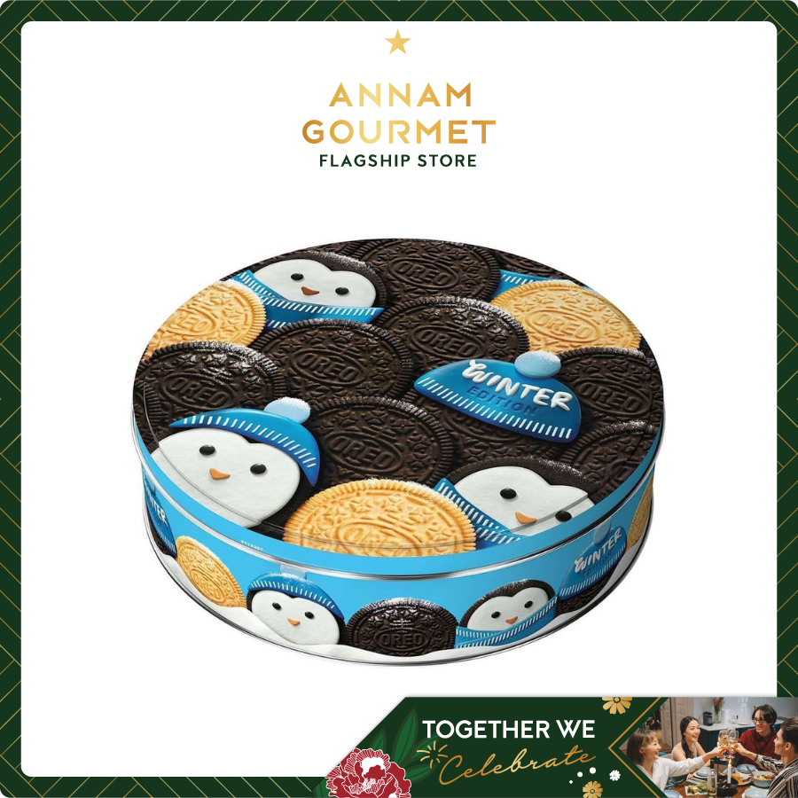 Oreo Winter Edition Biscuit Tin 396g
